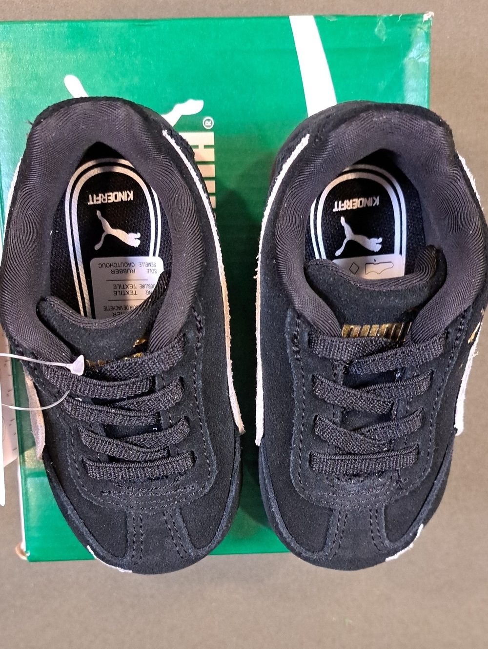 PUMA Speedcat AC Toddler Sneaker - Color: Black / White - Size: Toddler 5C - Picture 3 of 10